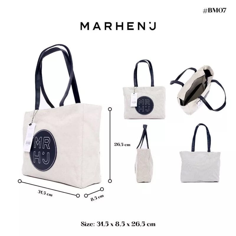 Tas Marhen J Mono Leblanc zipper tas korea fashion premium