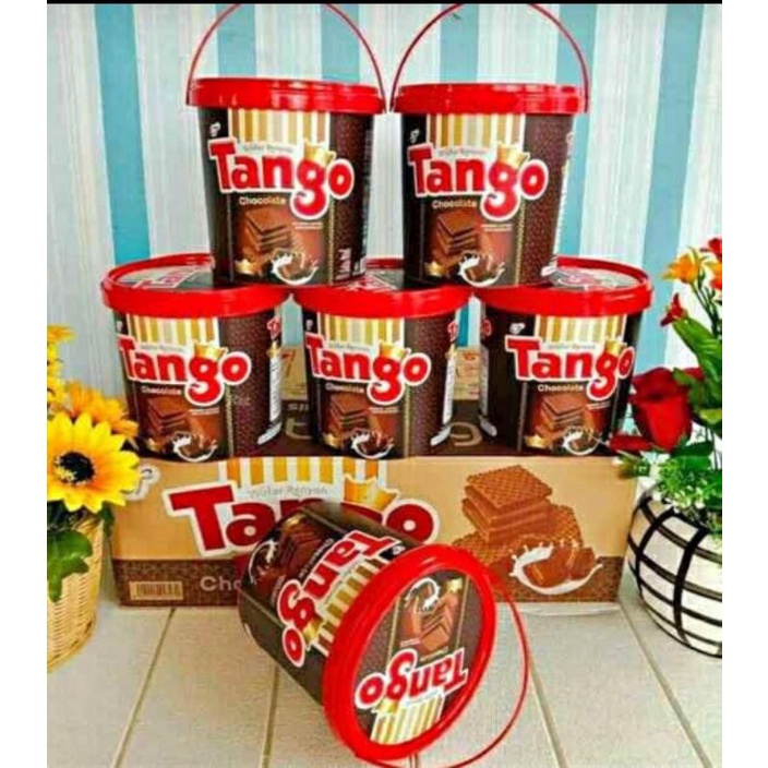 

Wafer Tango toples rasa coklat 240gr