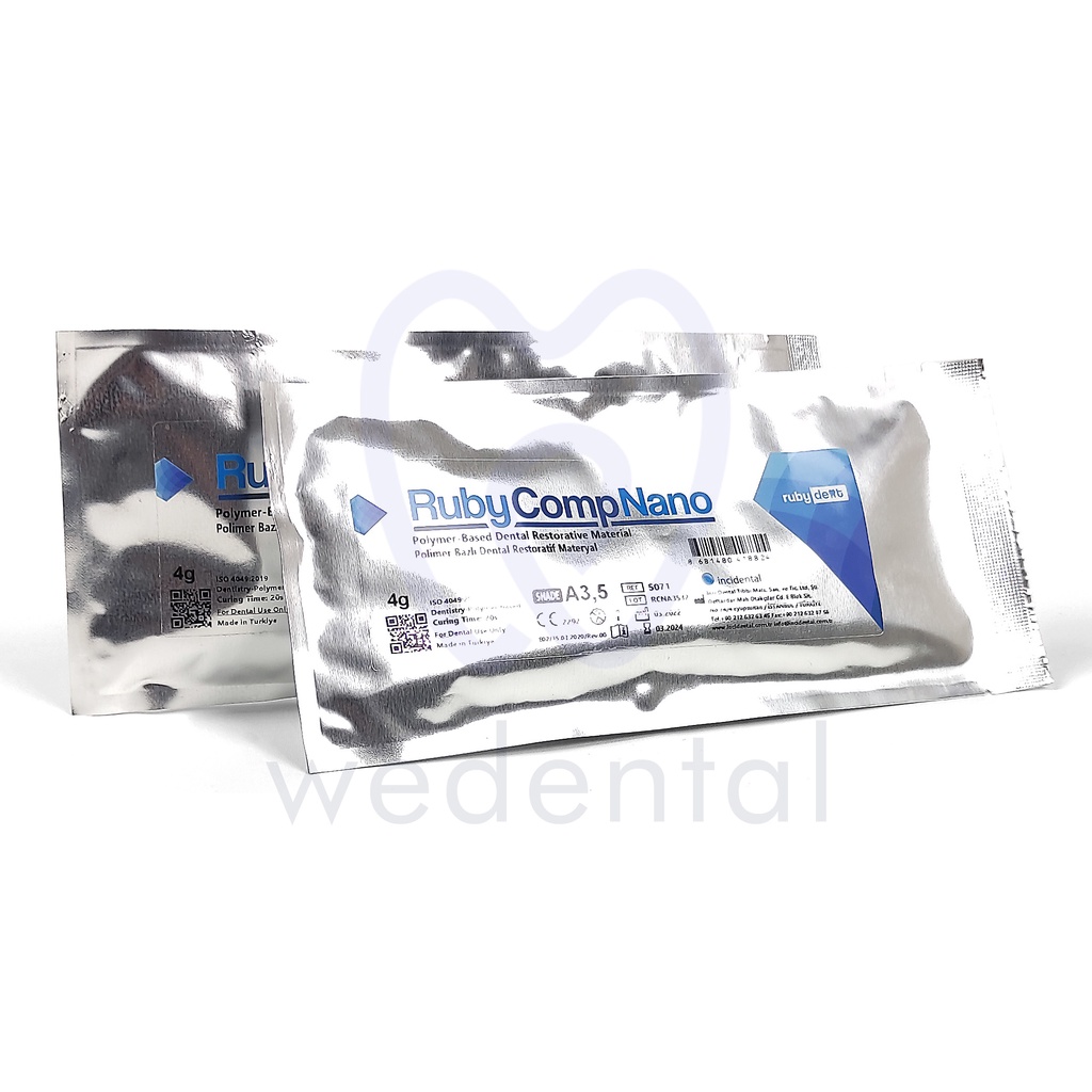 ADY78 RUBY COMPOSITE Nano Dental Komposit Ruby Super Putih / Bahan Tambal Gigi / Veneer Extra White