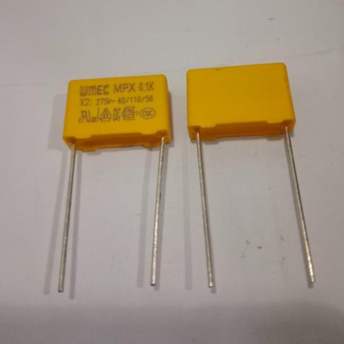 Kapasitor 0.1uF 275V 100nF 275V 104 275V 250V MKT MKP rajaav77 dijamin