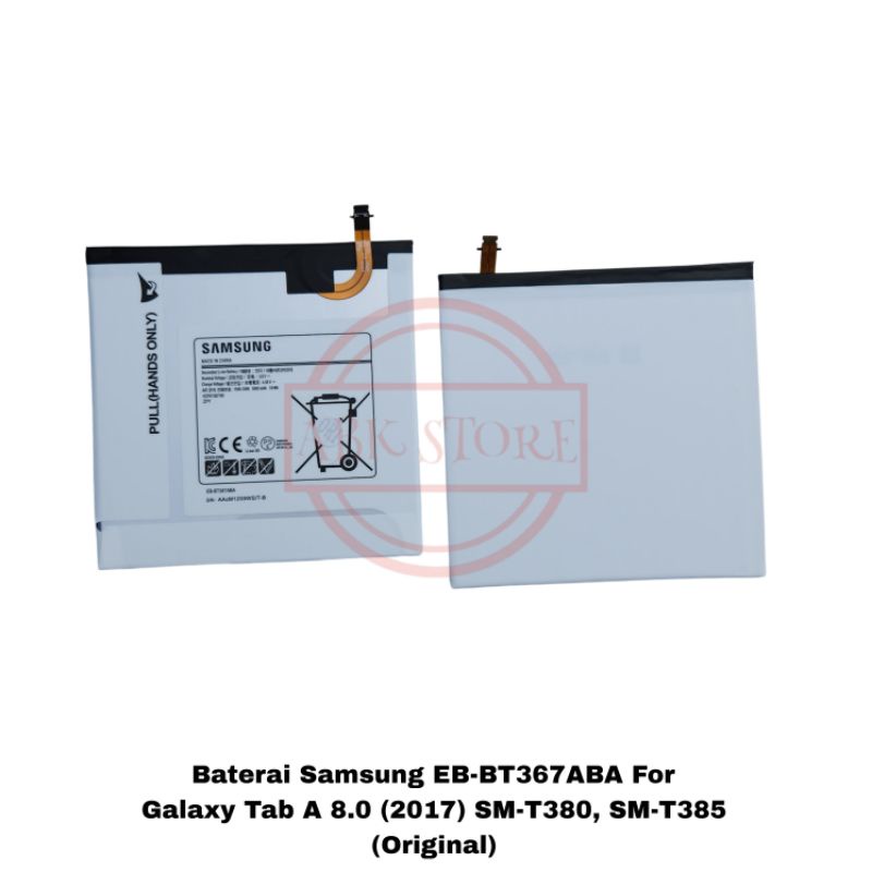 BATERAI BATTERY SAMSUNG GALAXY TAB A 8.0 2017 SM-T385 / SM-T380 EB-BT367ABA ORIGINAL