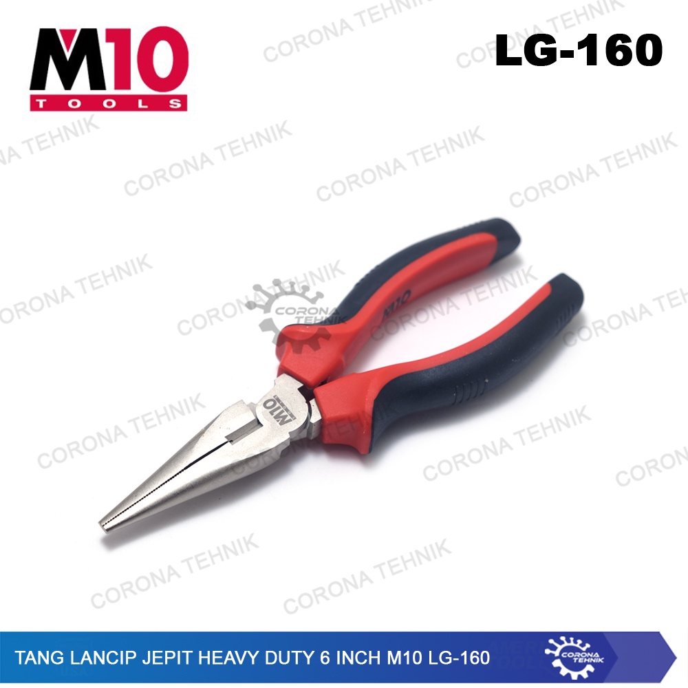 6 Inch M10 LG-160 Tang Lancip Jepit Heavy Duty