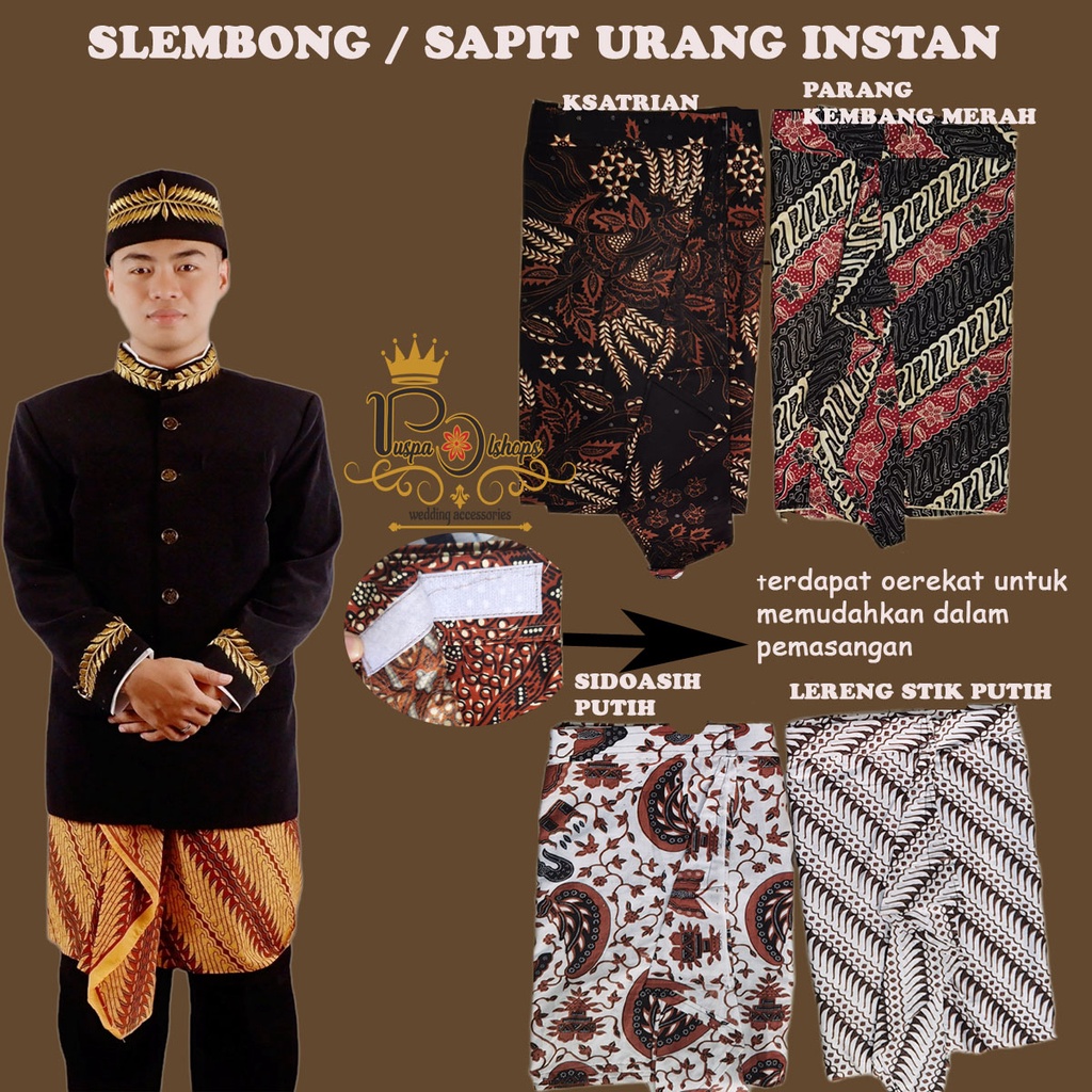 Sembong sapit  urang slembong  pria