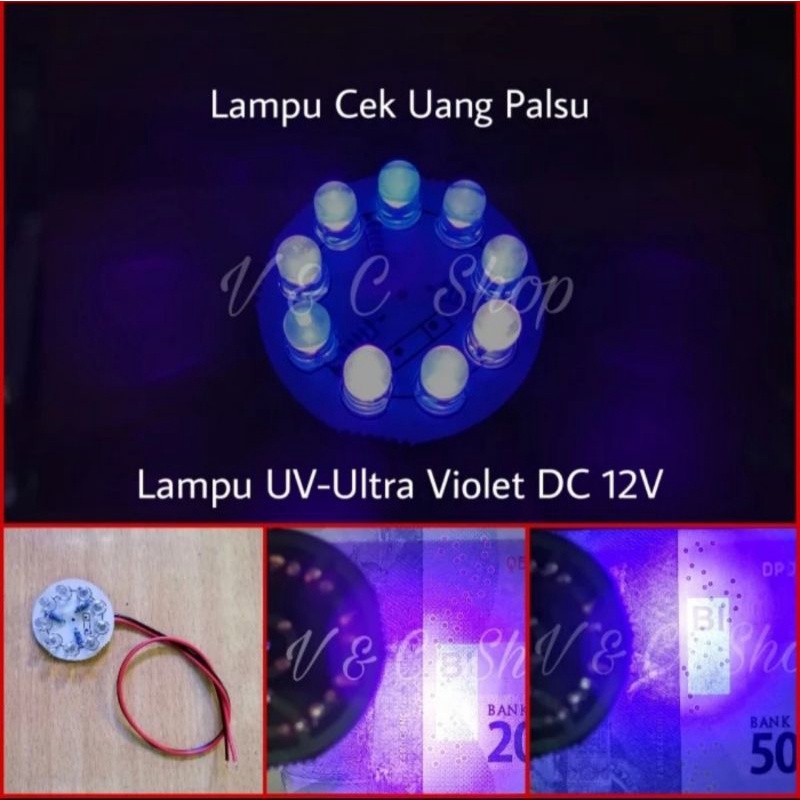 Lampu UV - lampu cek uang palsu