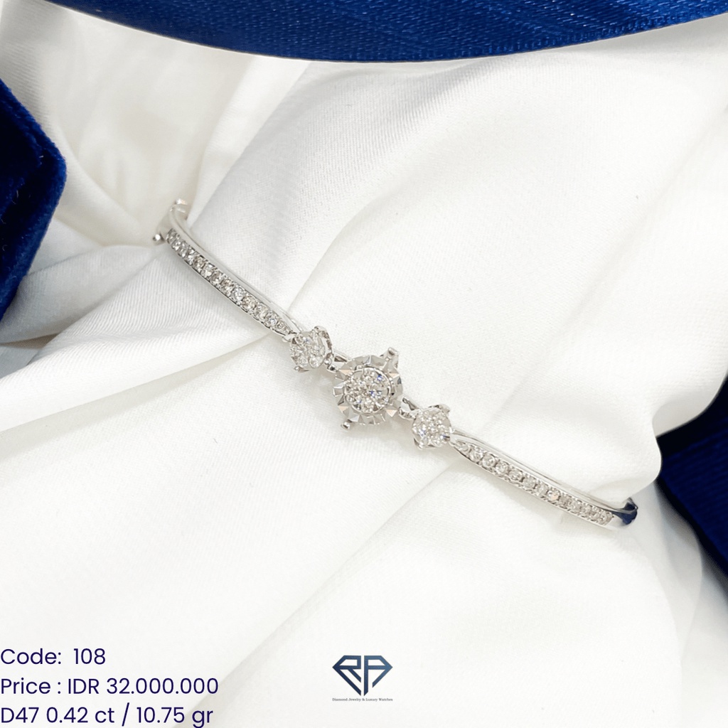 BERLIAN/DIAMOND BANGLE AND BRACELET