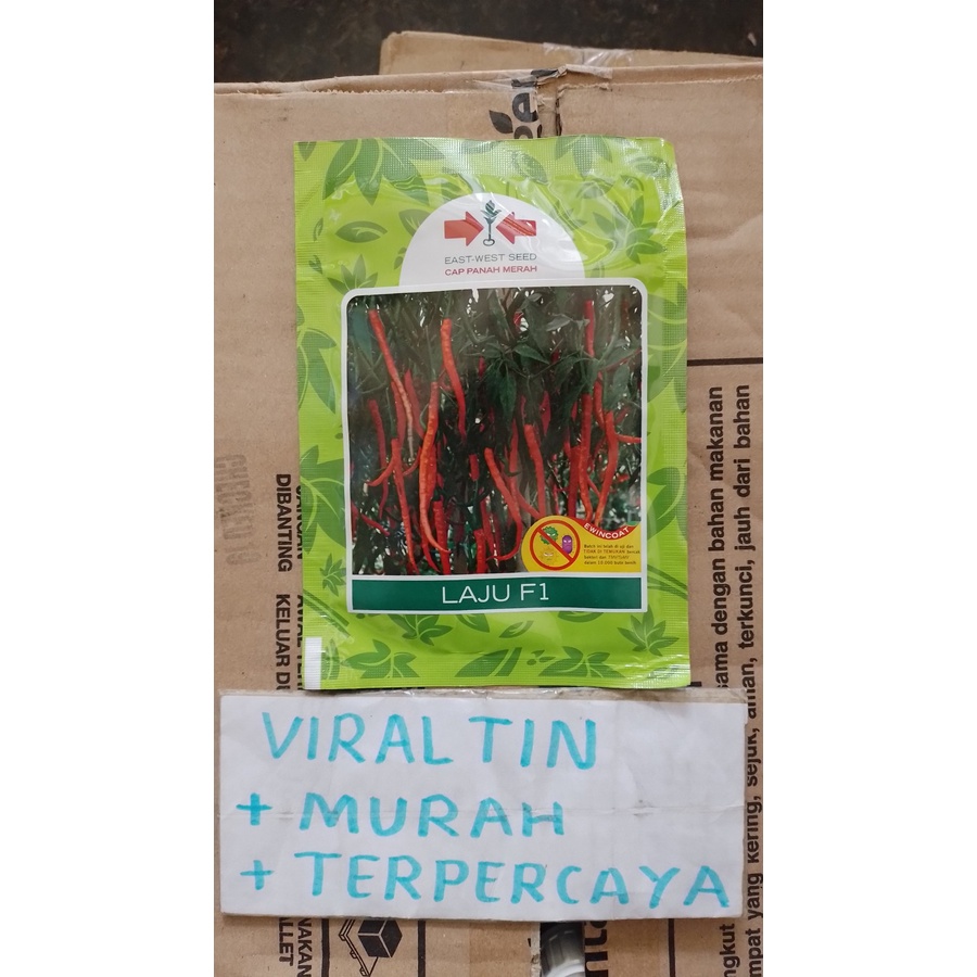 Benih Cabai Keriting LAJU F1 1750 Biji - Bibit Cabe Cap Panah Merah