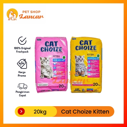 Makanan Kucing Cat Choize Kitten Tuna With Milk 20KG Cat choize Tuna