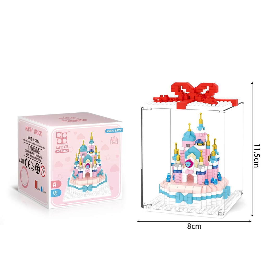 Cake animal building block Mainan Hadiah Ulang Tahun