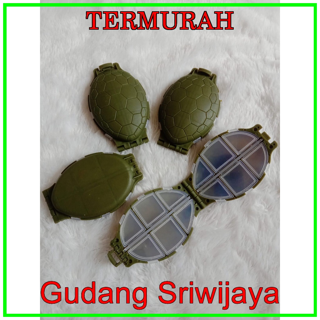 kotak pancing box kail 1036 Kura Kura tempat kail mata pancing