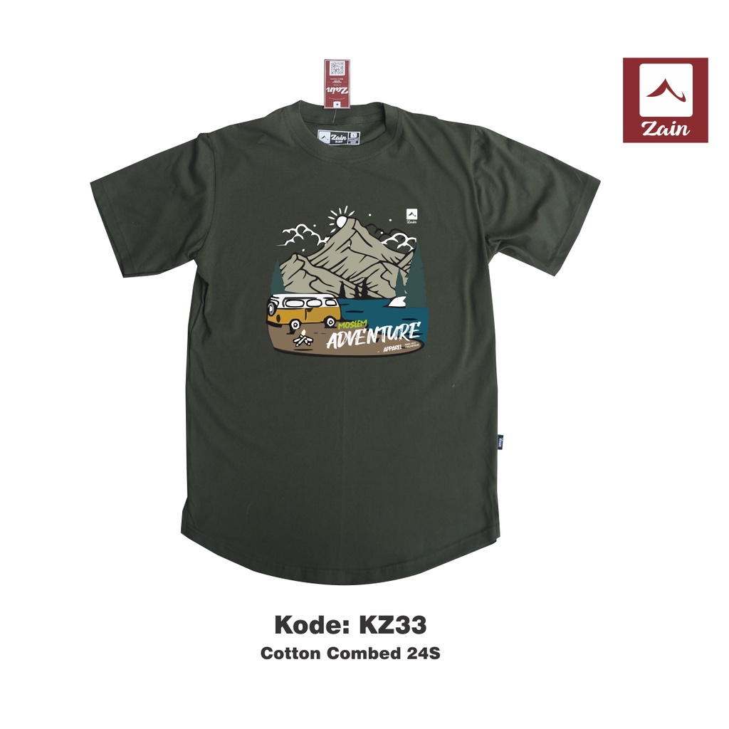 Kaos Dakwah Adventure - KZ 33 - Longline by ZAIN Mapp