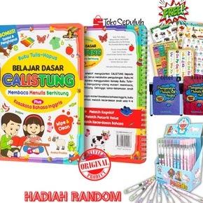 

Buku Anak Paud Tk - Wipe Clean Tulis Hapus - Belajar Dasar Calistung