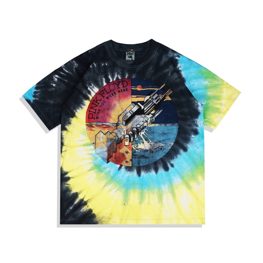 KAOS PINK FLOYD TIE DYE T-SHIRT PINK FLOYD TIE DYE BAJU PINK FLOYD TIE DYE T-SHIRT TIE DYE KAOS TIE 