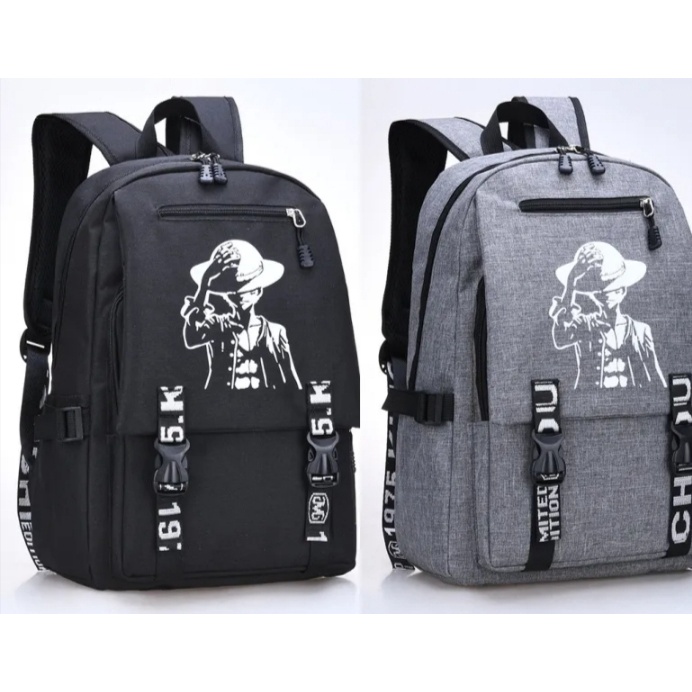 PTM-Tas ransel anime one piece-tas ransel anak unisek-backpack karakter  kartun-tas sekolah anak SD SMP