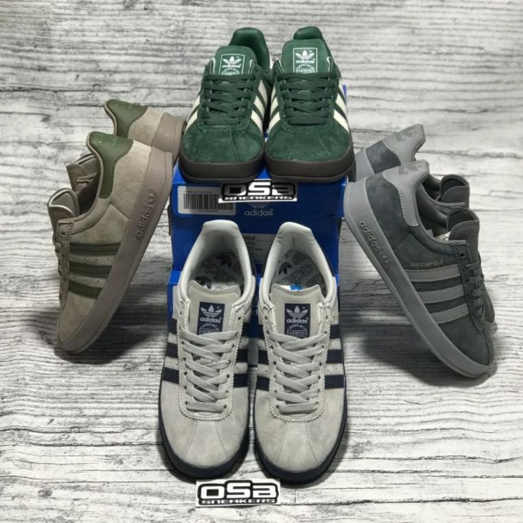 HOT SALE Adidas Broomfield Grey / Grey Navy / Green Gum / Raw Khaki