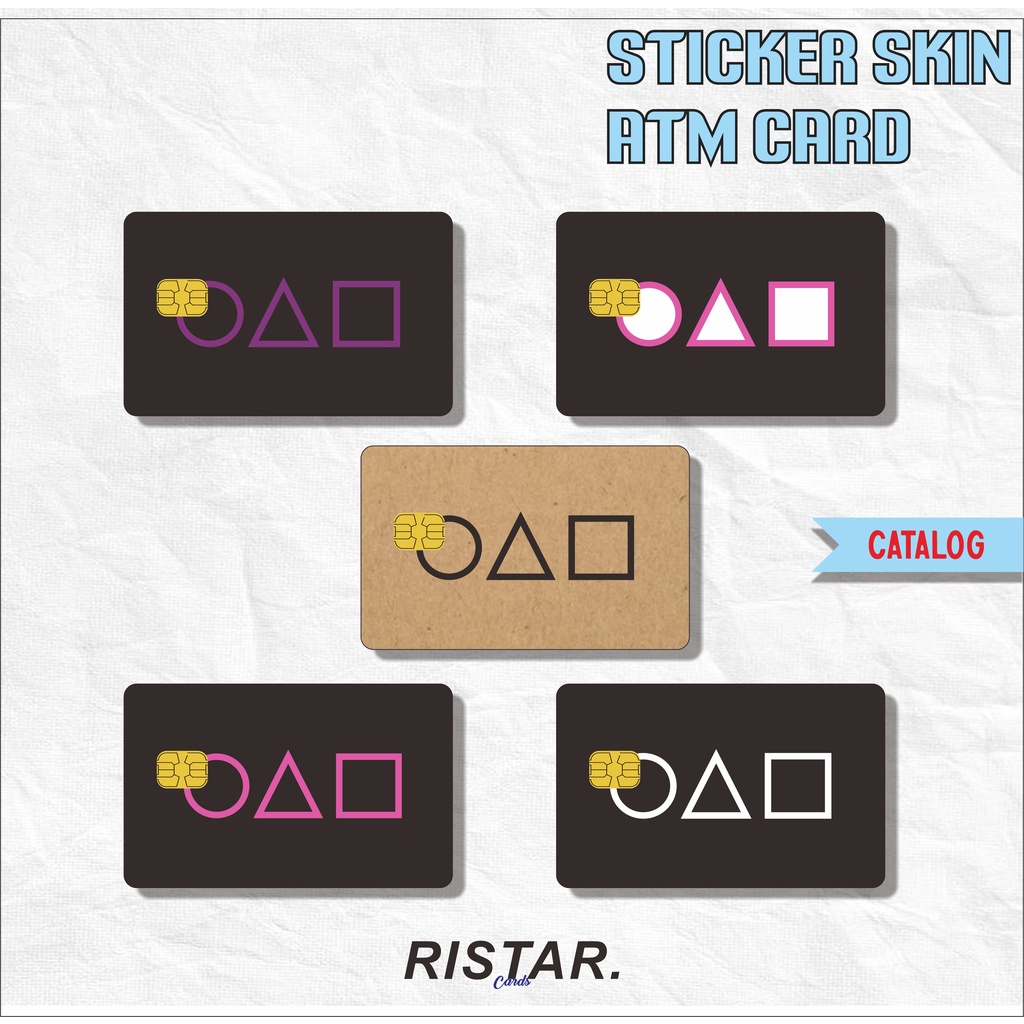 

RISTAR - (HOLOGRAM) Squid Game Invitation Card |RISTAR Cards ( Skin/Sticker kartu atm )