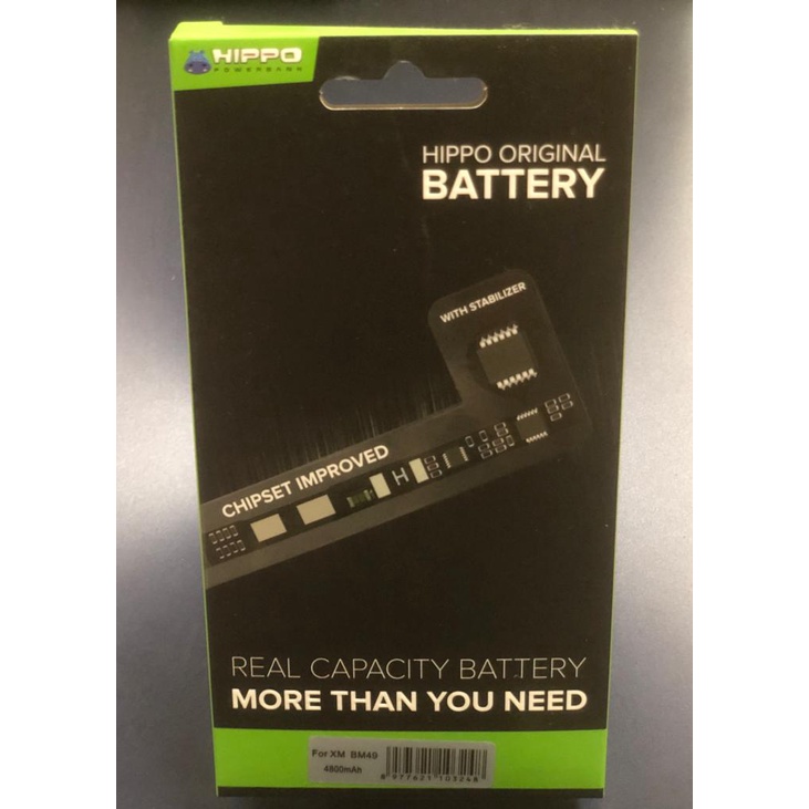 Hippo Baterai Xiaomi Redmi Mi Max 1 BM49 4800 MAH