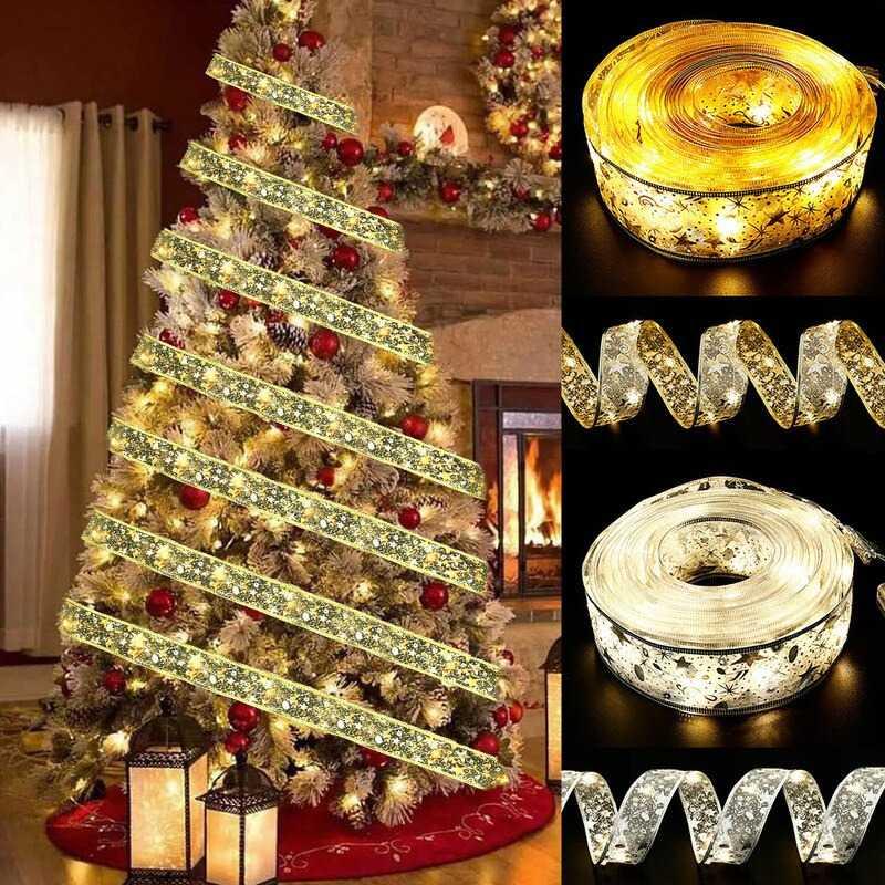 Lampu Hias String Lights Model Pita Natal 50 LED Multicolor - AA562