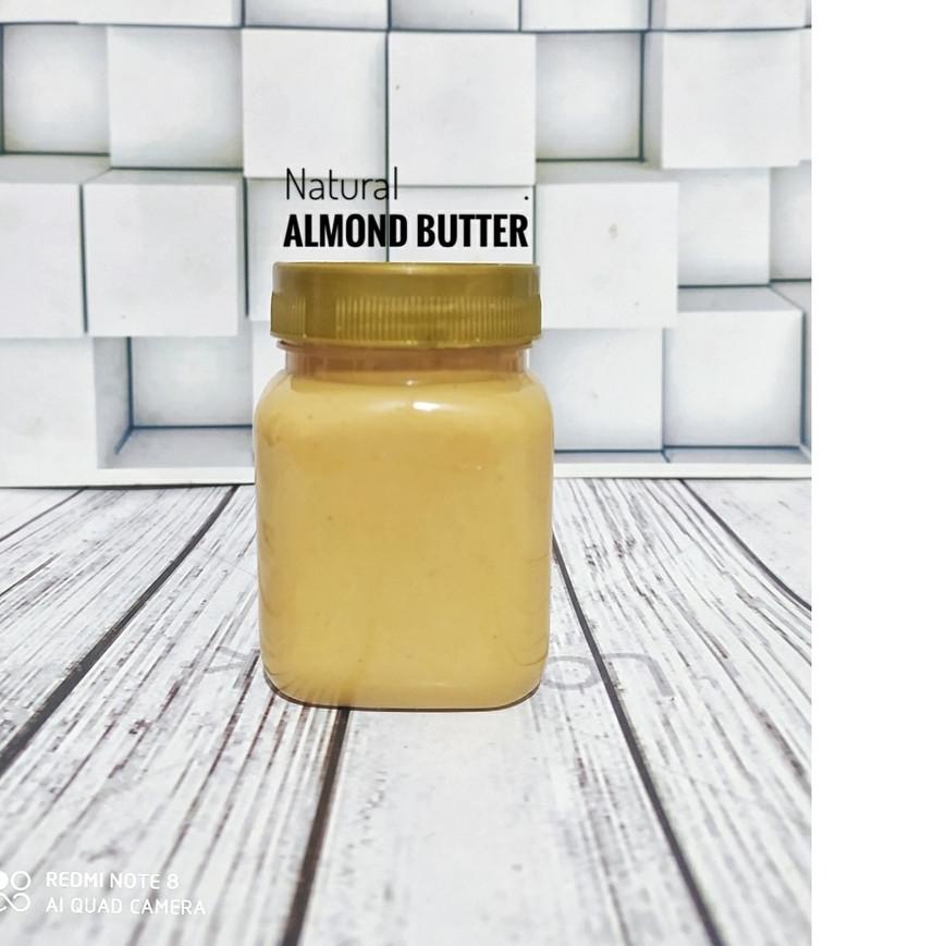 

♧ Natural Almond Butter 150gr - Creamy / Crunchy, Selai Almond ✫