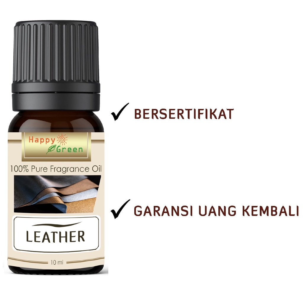 Happy Green Leather Fragrance Oil - Minyak Aroma Kulit Wangi