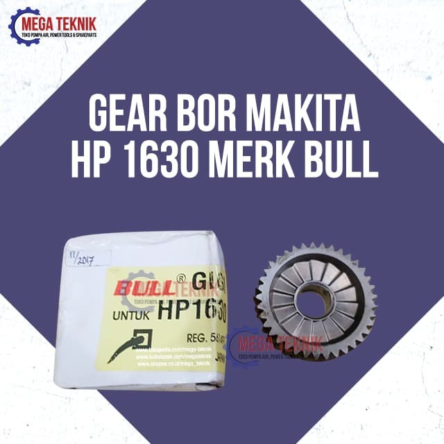 &<&<&<&] Gear Bor Tangan Listrik Makita HP1630 HP 1630 Merk Bull