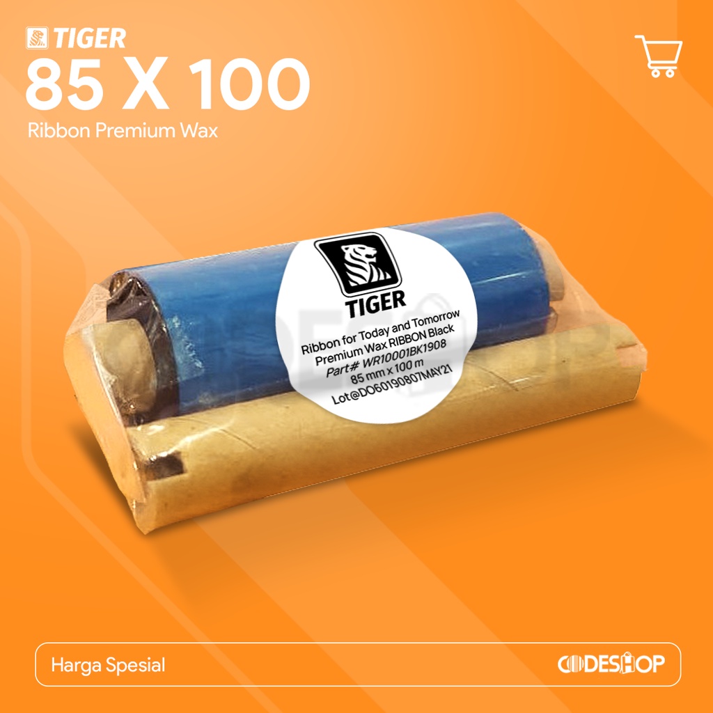 RIBBON BARCODE ORIGINAL SATO CG408 | SATO CG 408T UKURAN 85 x 100