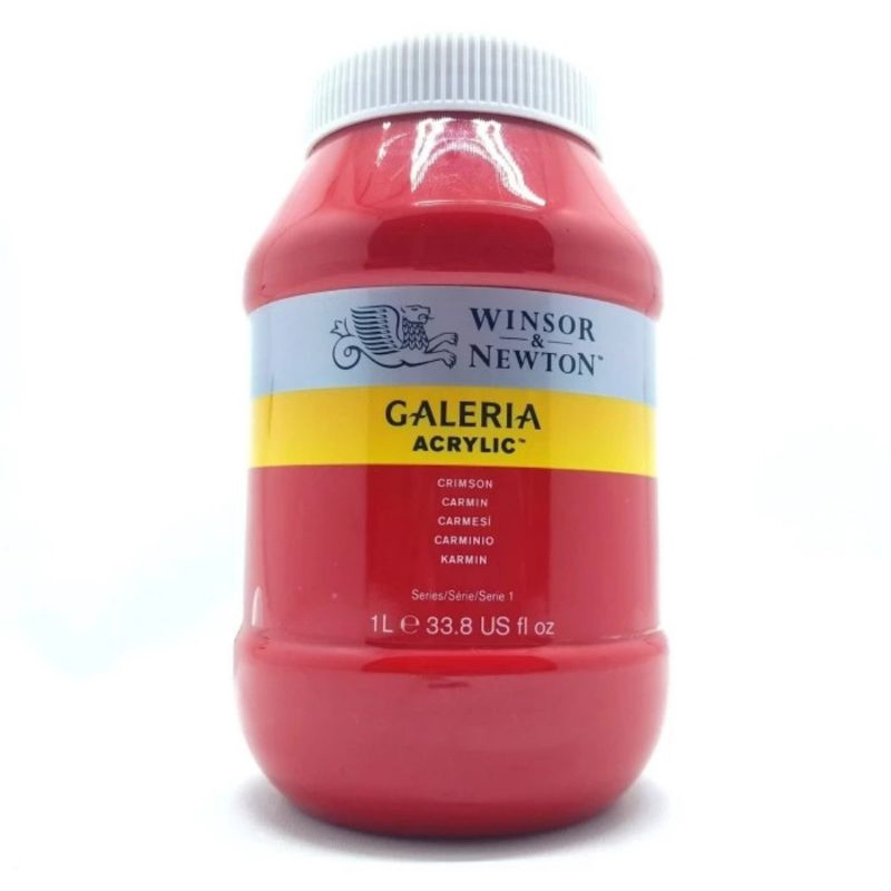 

Cat Akrilik Galeria Acrylic Colour 1 Litre CRIMSON Winsor & Newton