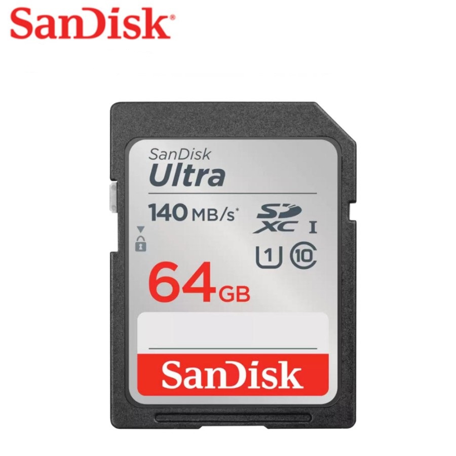 SanDisk Ultra SDXC Card class 10 64GB 140MBPS