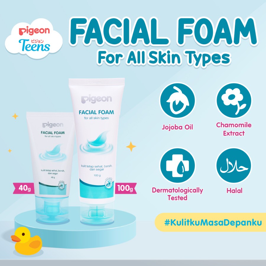 PIGEON TEENS FACIAL FOAM / MOISTURIZER