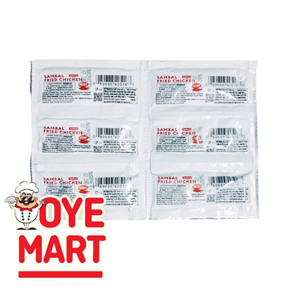INDOFOOD SAMBAL FRIED CHICKEN 8GR X 6PCS