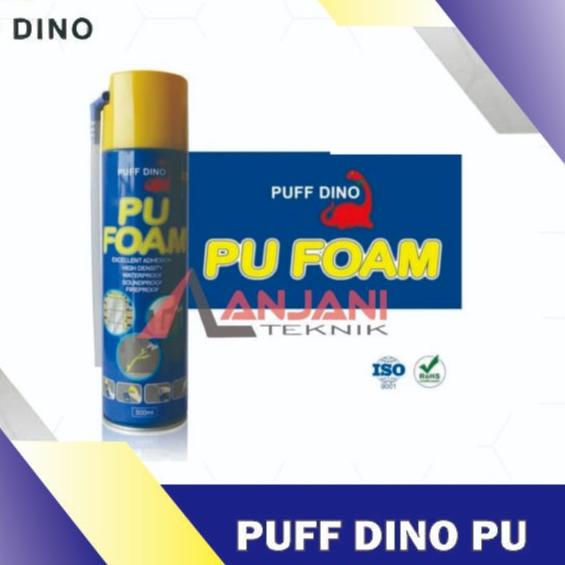 ✲ PUFF DINO PU POLYURETHANE FOAM SEALANT SPRAY EXPANDING PUFFDINO  340 ML 500ML 750ML 340ML ✥