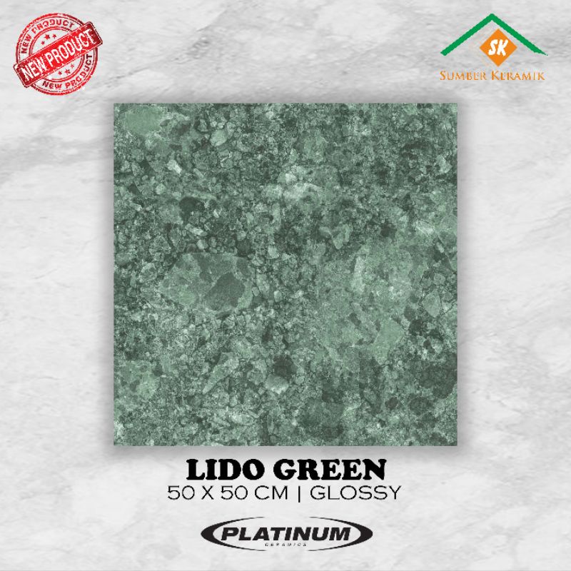 Keramik lantai 50x50 Lido series / Platinum / kw-1 / glossy
