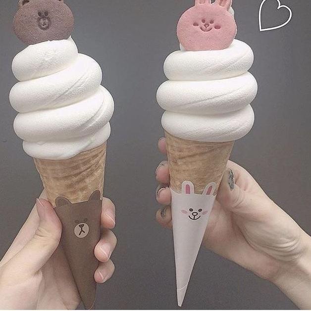 

➷ Soft Creamy Cream sweet heart ✲