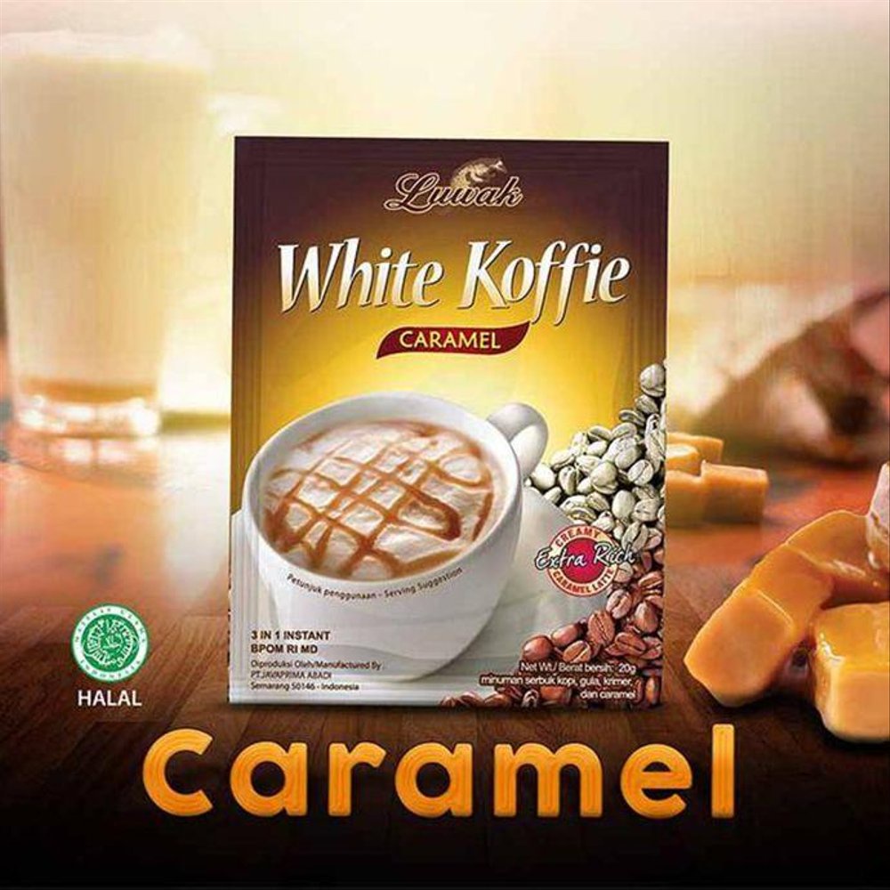 

White Koffie Luwak Karamel