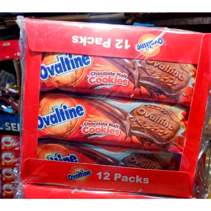 

Ovaltine Chocolat malt cookies 30gr. 1 Box isi 12 pcs x 30gr