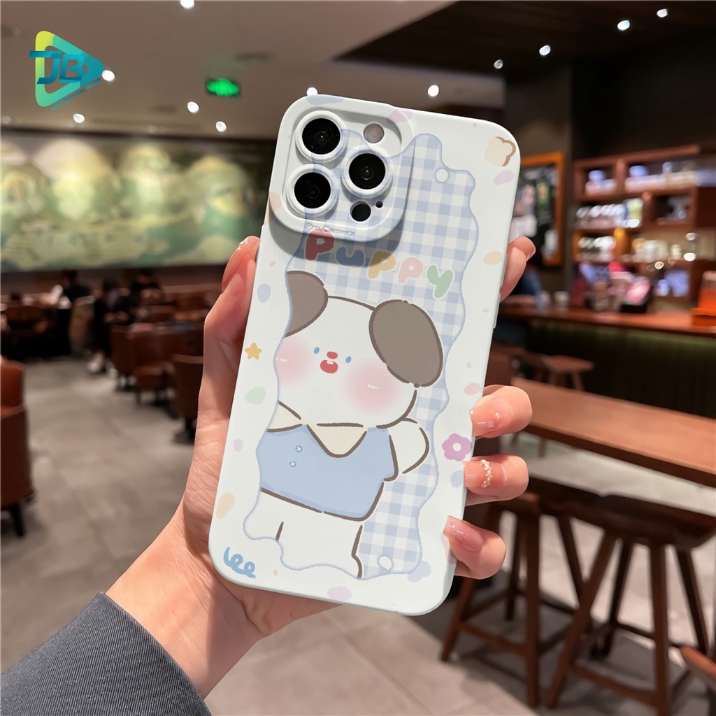 CUSTOM CASE SOFTCASE SILIKON PROCAMERA PUPPY CUSTOM VIVO Y12 Y15 Y17 Y16 Y12S Y20 Y21S Y91 Y93 Y95 Y91C Y1S Y22 Y35 V25 V25E JB7317