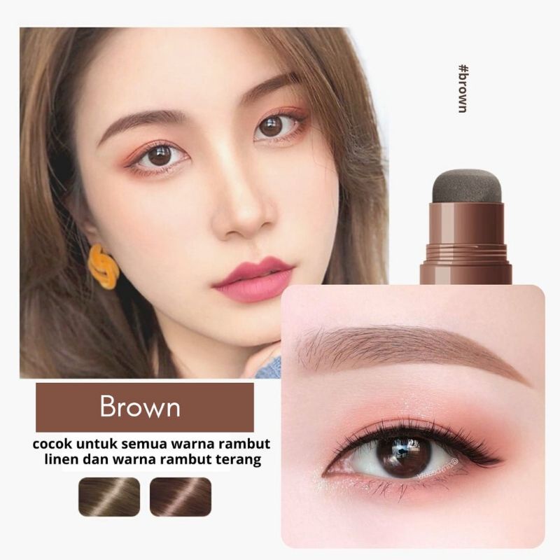 Glowrisstore - CETAKAN ALIS INSTAN BEDAK ALIS EYEBROW POWDER ZOZU MYHO 1000% ORI PENCETAK ALIS INSTAN KOREA