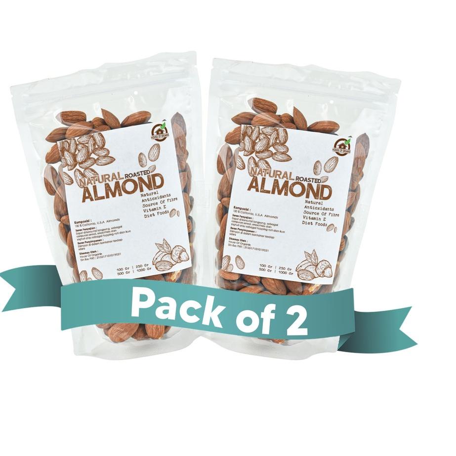 

♔ House Of Organix Pack Of 2 Roasted Almond 250 Gr ✪