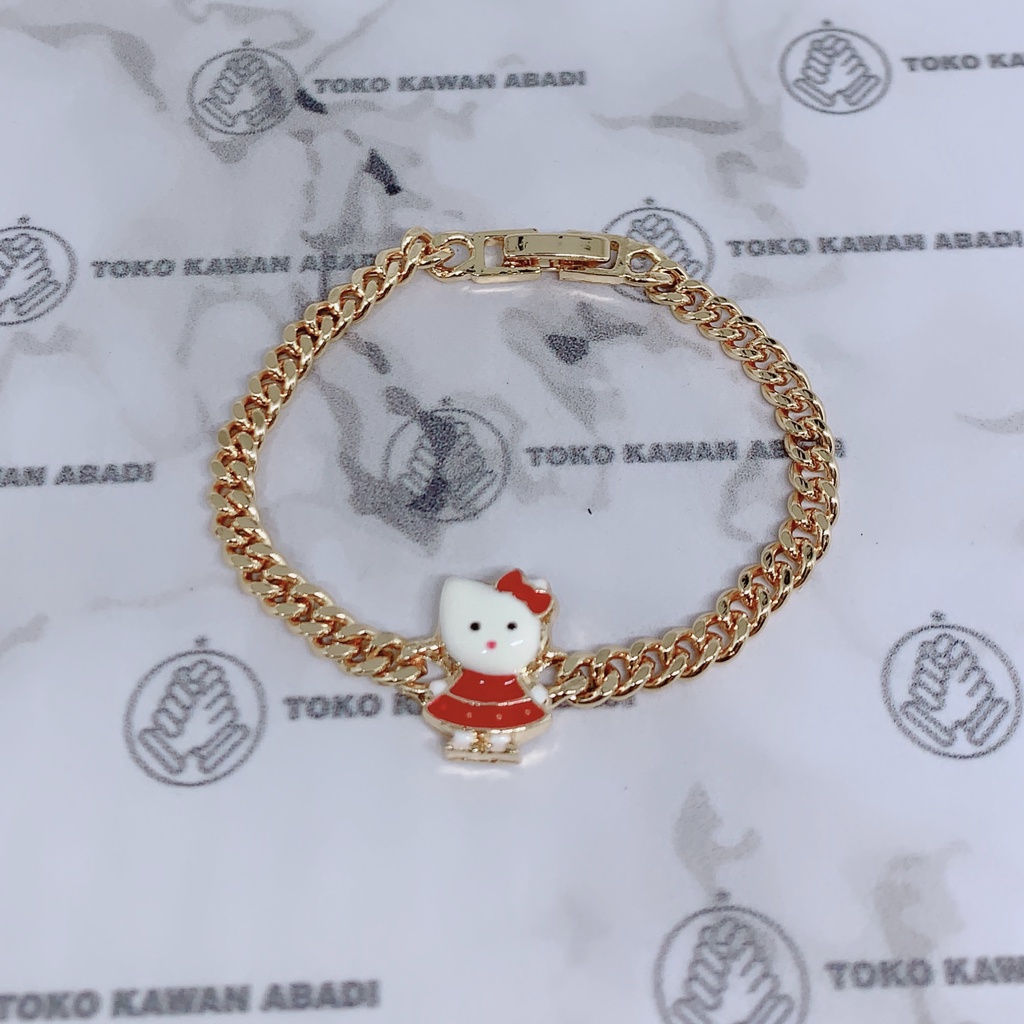 Gelang Tangan Anak Hellokitty Merah *23