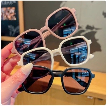 Kacamata Hitam Anak Cewek Cowok Kacamata Korea Fashion High Quality Kids Sunglasses Transparan Import