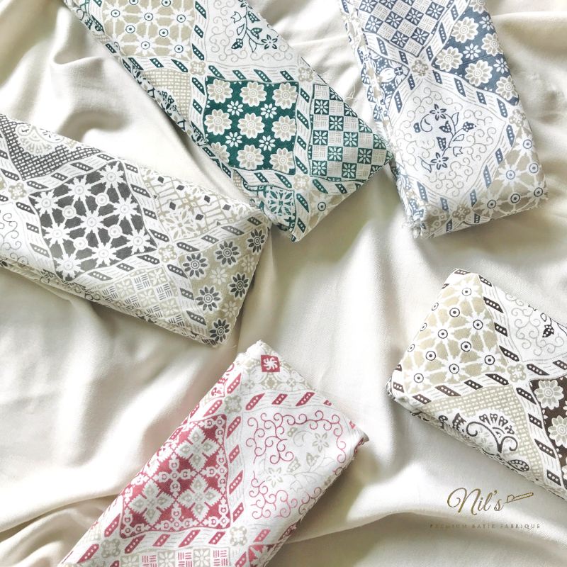 Kain Batik Jarik Modern Seragam Bridesmaid Murah Warna Soft - Sidomukti
