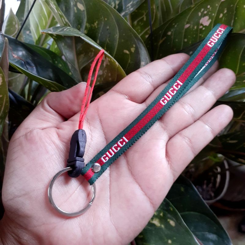 Keychain Gucci Gantungan Kunci Hp Lanyard Cocok Untuk Pria Dan Wanita