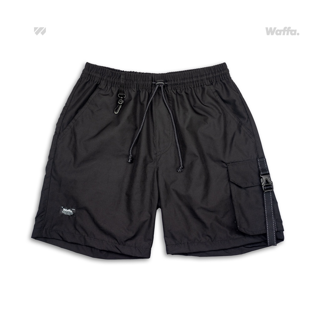 Short Cargo Pants | Explore | Waffa | Celana Pendek Cargo | Black