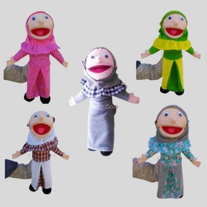 Boneka Tangan Muppet Santri Muslim Putri | Boneka Edukasi Karakter Muslim