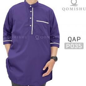 BAYAR DITEMPAT KOKO KURTA PAKISTAN UNGU /BAJU KOKO PRIA/BAJU KOKO DEWASA/BAJU KOKO ANAK/BAJU KOKO LE