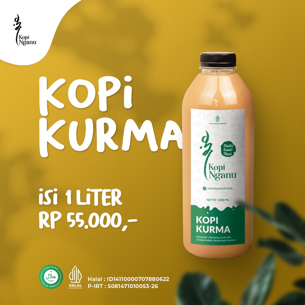 

Kopi Kurma 1 Liter - Minuman Kopi Botol