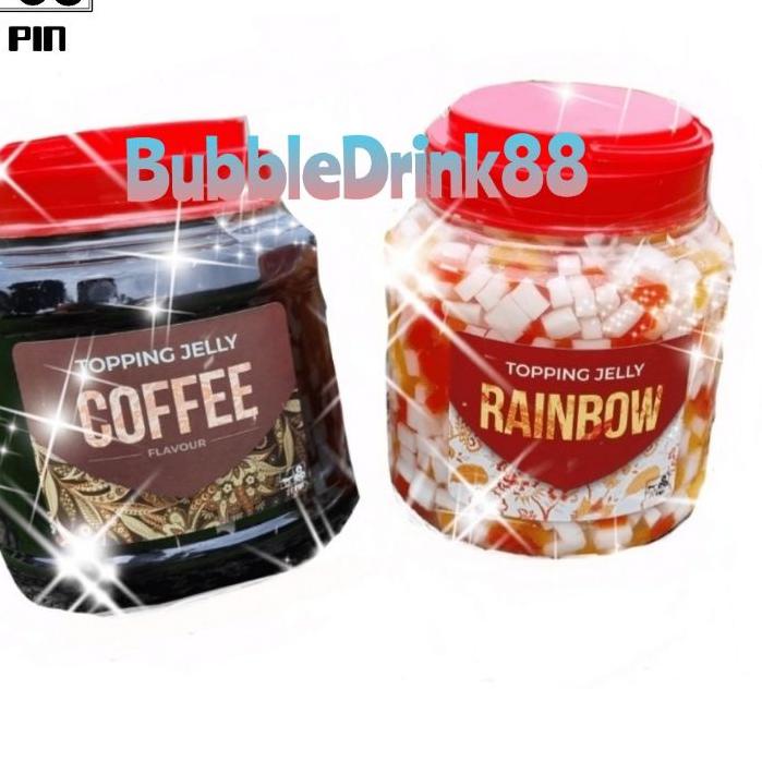 

❇ QQ Rainbow jelly QQ COFFEE JELLY premium itpin jelly 1.2kg Itpin ☃