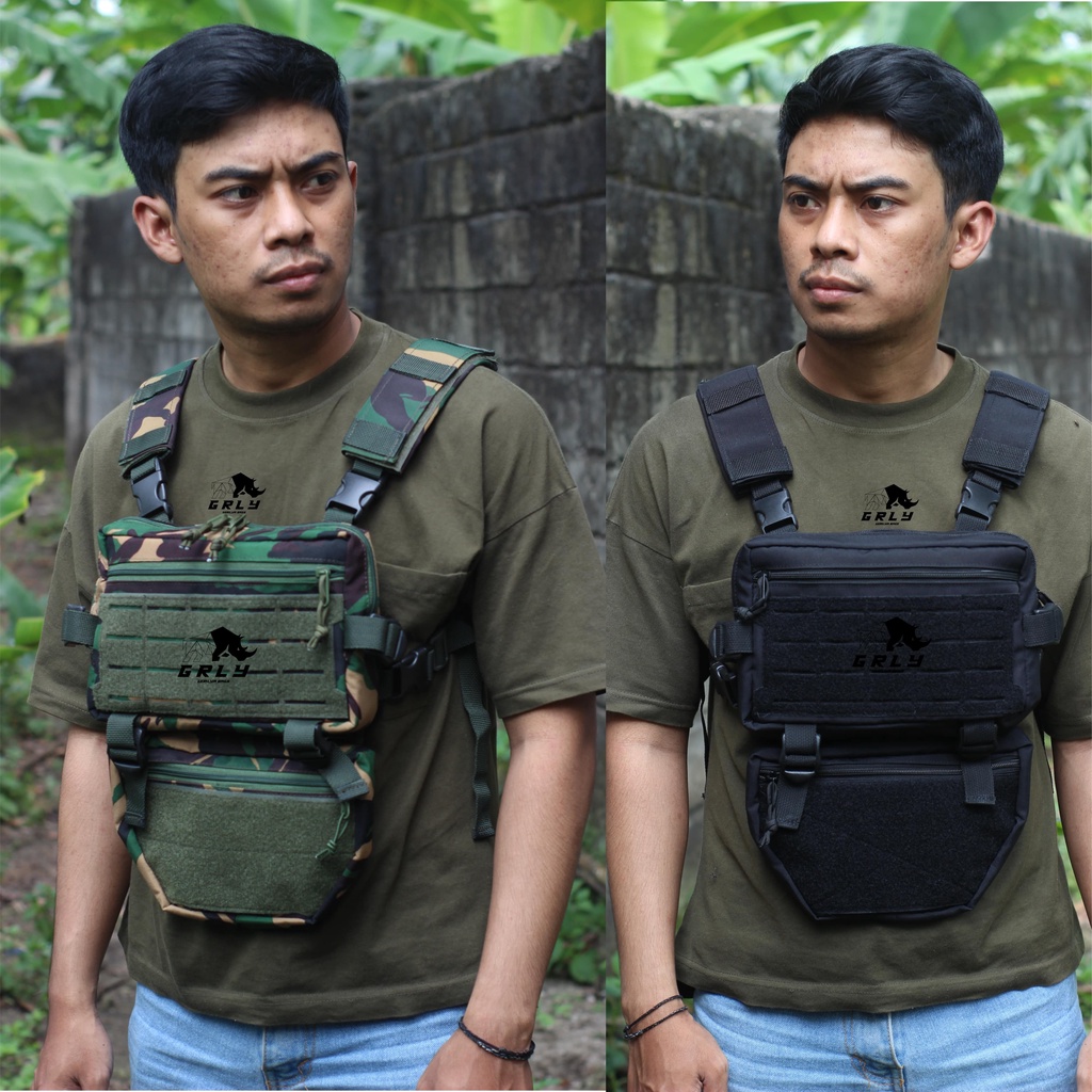 CHESTBAG TAS DADA TACTICAL ARMY  CHEST RIG GERILYA SPARTAX