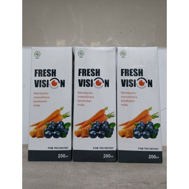 FRESH VISION || MULTIVITAMIN MATA & PENCEGAH MATA MINES RABUN SILINDER KATARAK