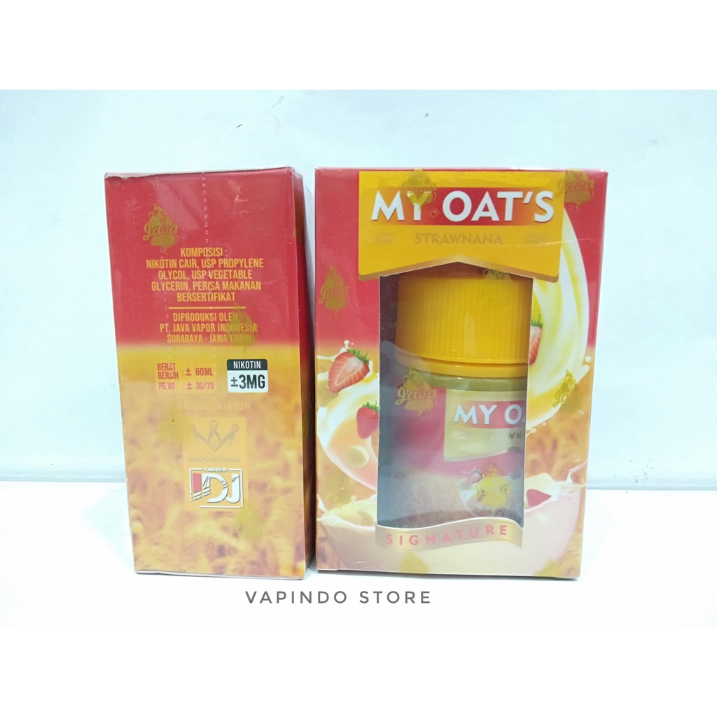 MY OATS STRAWNANA SIGNATURE 60ML 3MG BY VAPOR KING X IDJ