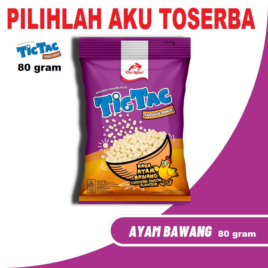 TIC TAC AYAM BAWANG - ( HARGA PER BUNGKUS )